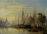 Le port de Rotterdam by Johan Barthold Jongkind